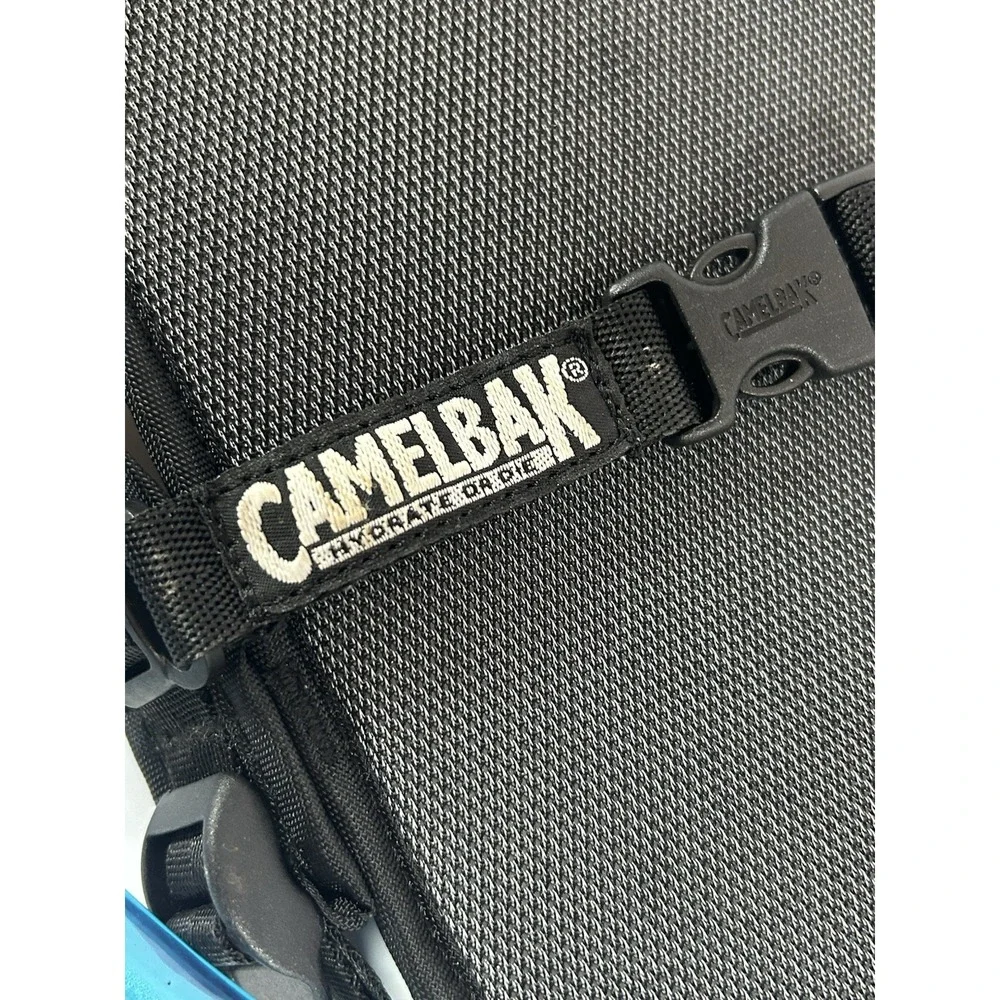 CamelBak Rogue Black/Blue Hydration Pack for Biking Hiking W/ Bladder